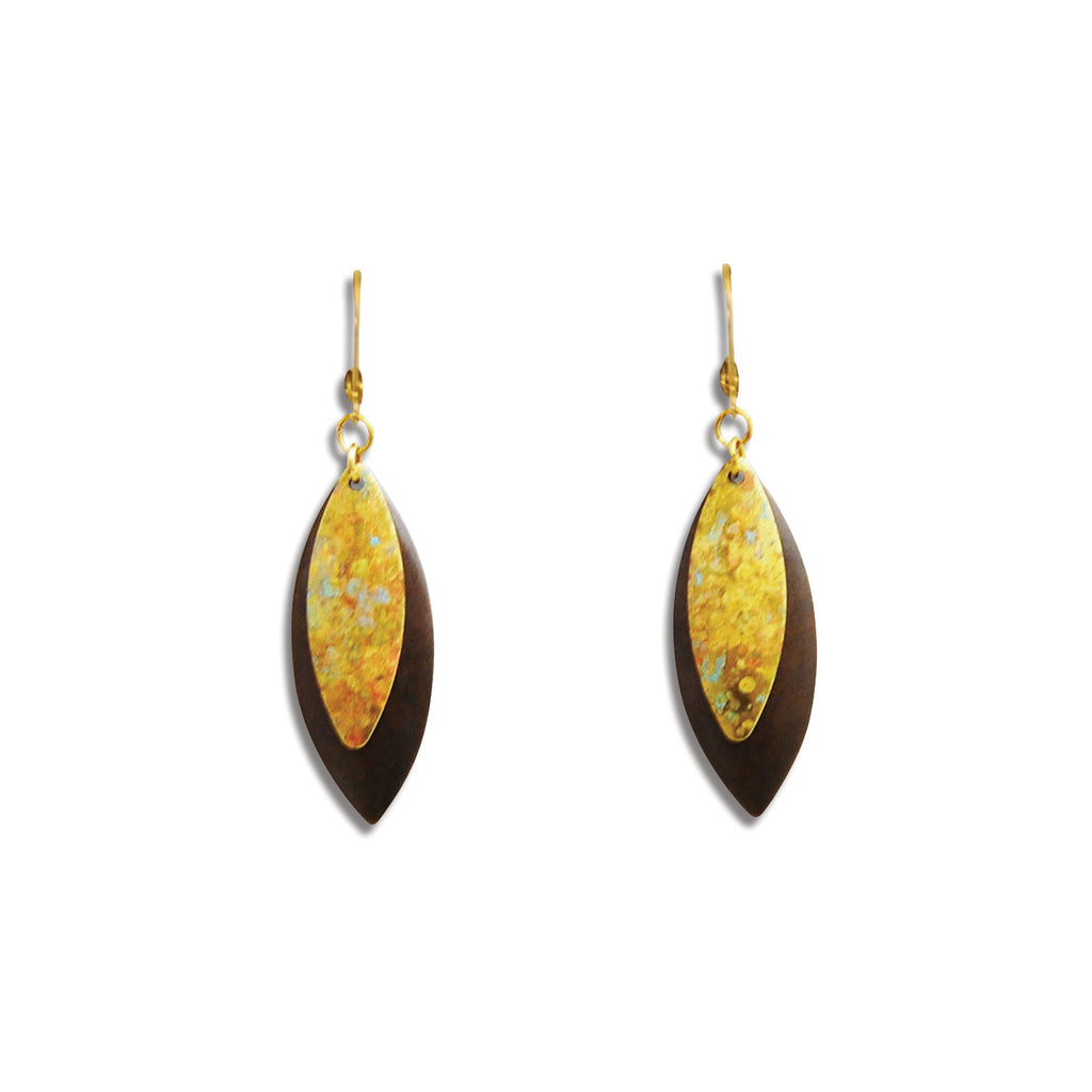 Double Layer Marquise Earring