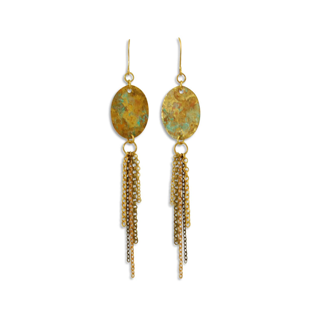 Oval Chains Earring