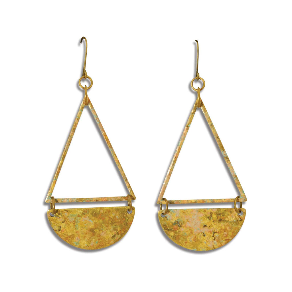 Half Moon Outline Earring
