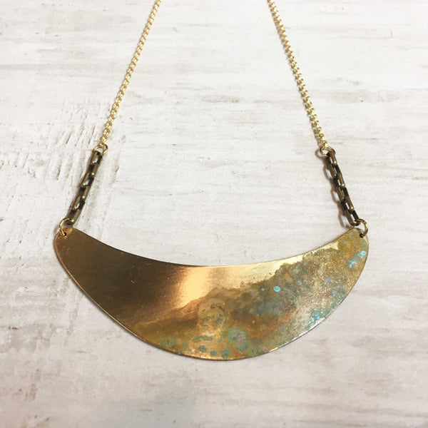 Landscape Crescent Necklace