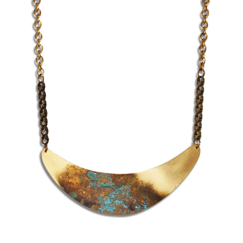 Landscape Crescent Necklace