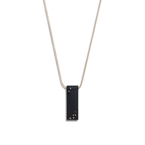 Starry Night Vertical Billet Necklace