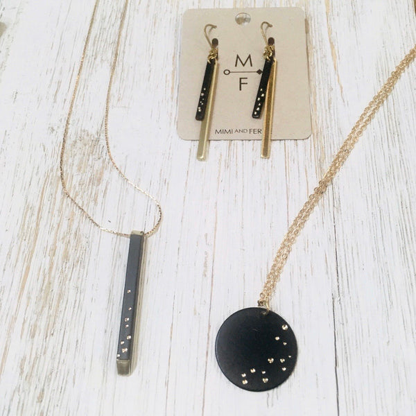 Starry Night Round Sky Necklace