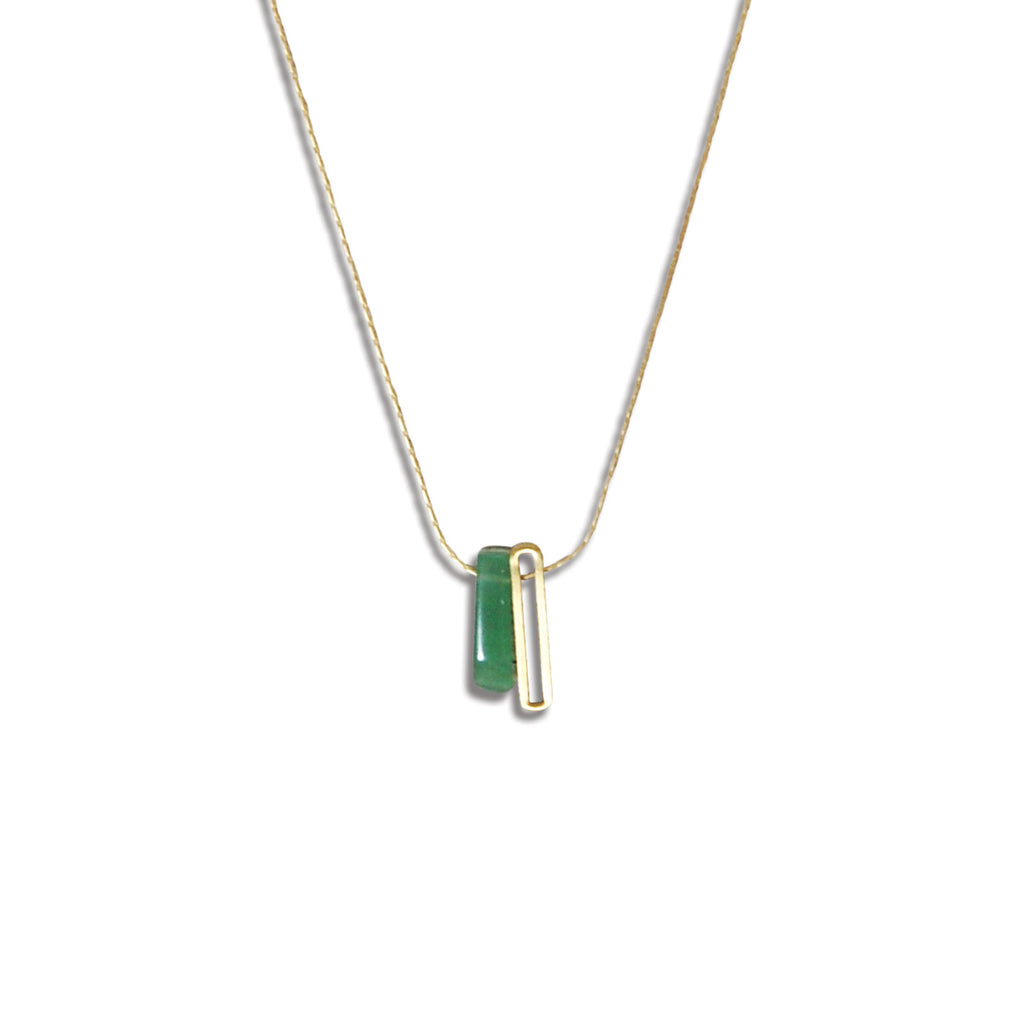 Green Aventurine Minima Necklace