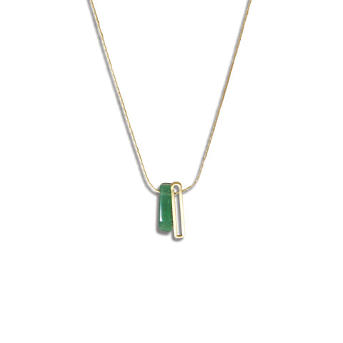 Green Aventurine Minima Necklace