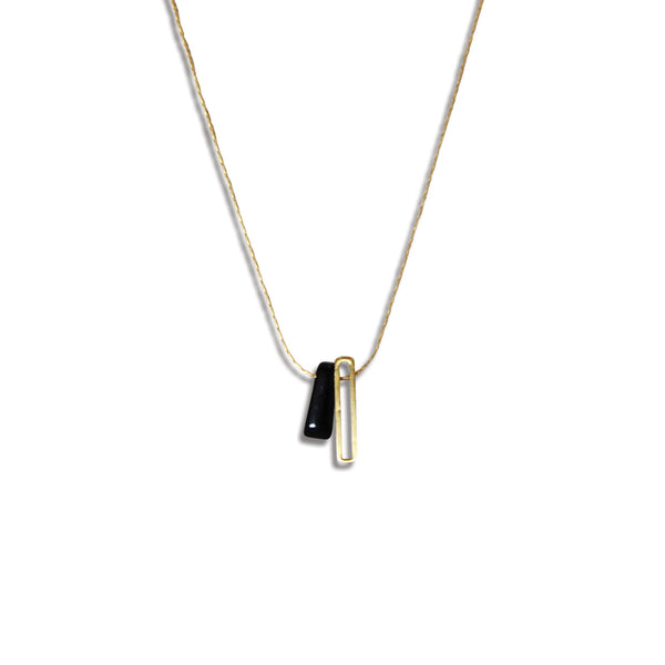 Black Onyx Minima Necklace