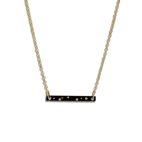 Starry Night Sliver of Sky Necklace