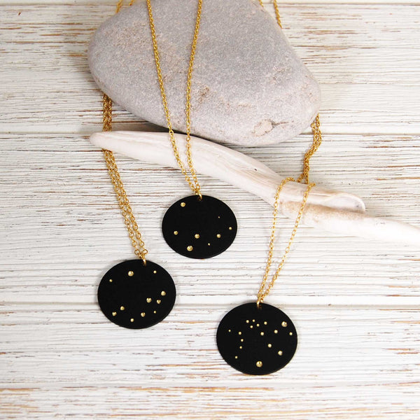Starry Night Round Sky Necklace