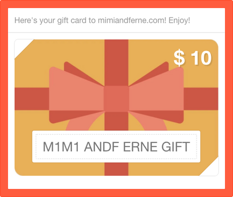 Mimi and Ferne Gift Card